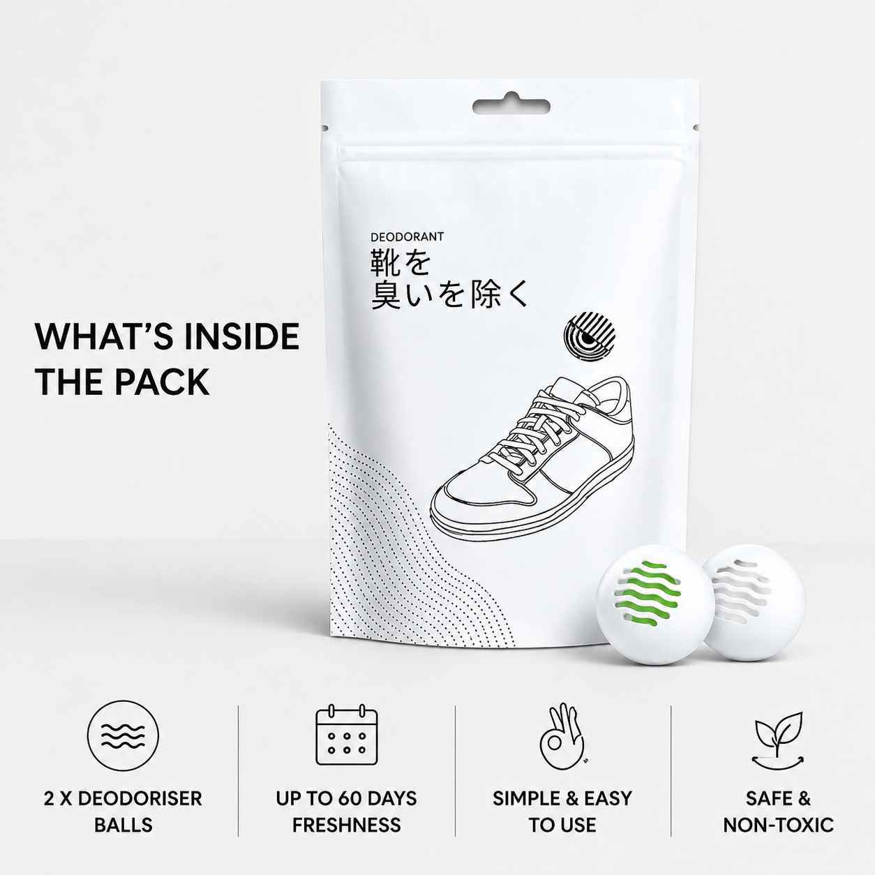 Odour Shield™ | Shoe Deodorizer Balls