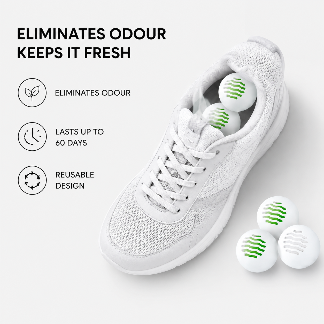 Odour Shield™ | Shoe Deodorizer Balls